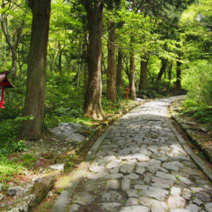 ［大神山神社］大山町にある日本一長い石畳の参道