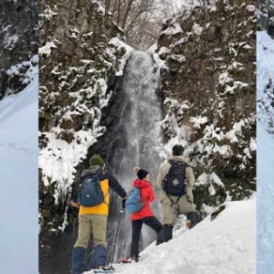 ［スノーシュー体験］ 冬の雨滝を見に行こうモニターツアー